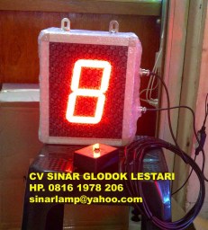Lampu Digital Display Counter Up